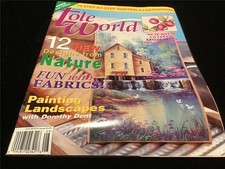 Tole World Magazine August 1997 12 New Designs from Nature, Painting Landscapes