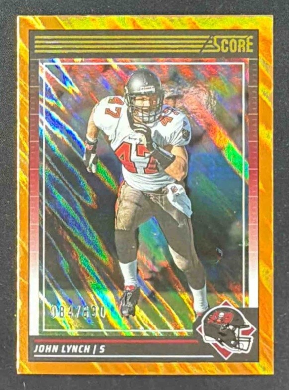 2024 Panini Score John Lynch #270 orange lava 84/630