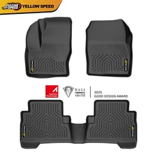Floor Mats Fit For 2013-2019 Ford Escape 2013-2018 C-Max All Weather TPE Liners