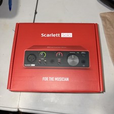 Focusrite Scarlett Solo 3rd Gen USB Audio Interface MOSC0024