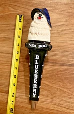 Sea Dog Beer Tap Handle Knob Bar Top Draft Kegerator Wild Blueberry Ale