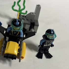 Rare Lego Aqua Raiders Angler Ambush! Set 7771 w/ Minifigures & Manual