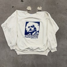 Vintage Albert Einstein Crewneck Sweater Usa Made Mens Xl