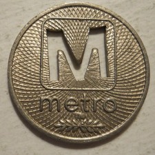 Metro / Metrobus (Washington DC) transit token - DC500AL