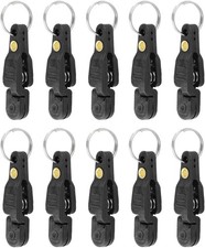 10Pcs Heavy Tension Downrigger Release Clips for Offshore Fishing, Black