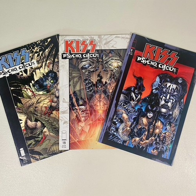 #ad KISS Psycho Circus Comic Lot #9 #19 #26 Image Todd McFarlane 1998 2000 Ace $18.00