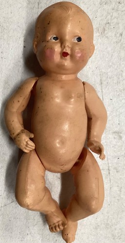 Vintage 1950s Irwin Celluloid Plastic Hinged Baby Doll Toy