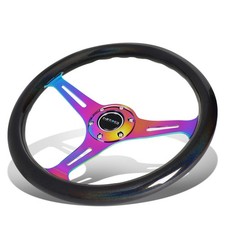 Nrg 350mm Chameleon Sparkle Wood Grain Grip Neo Chrome 3-spokes Steering Wheel Nrg 350mm Chameleon Sparkle Wood Grain Grip Neo Chrome 3-spokes Steering Wheel