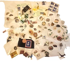 Huge Lot  Trucking 70+ Pins Patches Keychains Truck Driving Roadway NTDC ATA NCL