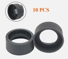 10pcs 36mm Foldable Eye Guards Rubber Eyecup for 34-38mm Microscope Eyepiece 
