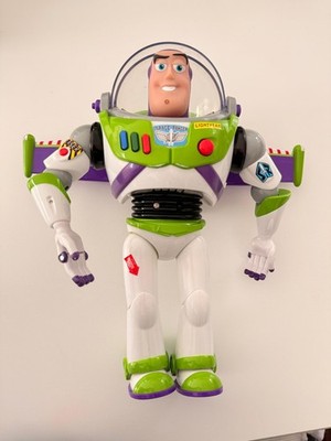 Vtg 1995 Thinkway Toys Buzz Lightyear Ultimate talking Figure Pat Pending/WORKS!