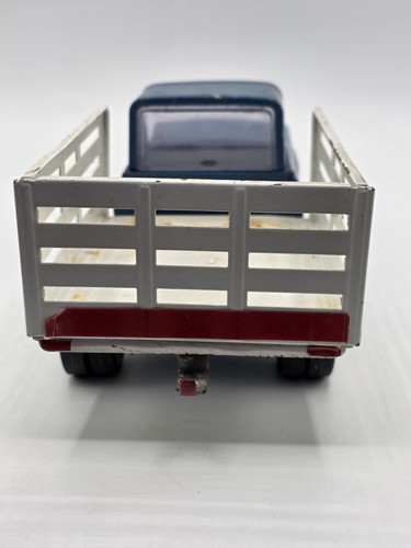 Vintage Metall Tonka Jeep Viehtransporter & Stall Pferdeanhänger 1960 Spielzeug - Bild 8 von 17
