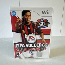FIFA Soccer 09 All-Play (Nintendo Wii, 2008) CIB case/disc/manual