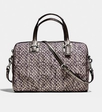 Coach Taylor Snake Print Satchel w/ Gunmetal 2013 - NWOT