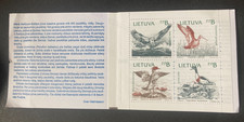 Litauen 1992 Markenheftchen mit 1 Block Mare Baltikum Vögel postfrisch