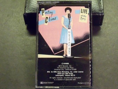 Patsy Cline Live At The Opry Cassette Play Tested