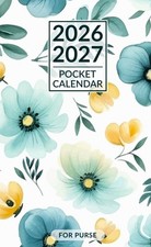 Pocket Calendar 2026-2027 for Purse: Small 2 Year Monthly Planner from January 2