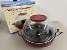 West Bend Stir Crazy 6 Qt Electric Popcorn Maker Corn Popper Back To Basics 2008
