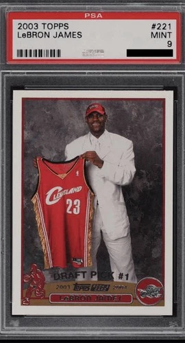 2003-04 Topps - Draft Pick LeBron James #221 (RC)