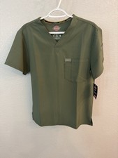 Dickies EDS Essentials V-Neck Top Medical Uniforms Scrubs - XS NWT