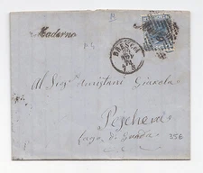 G167-BRESCIA-MADERNO Cursive Su 20 Cent Letter X Fishpond