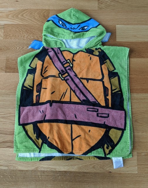 ninja turtle hooded towel
