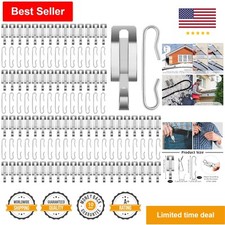 Heat Cable Roof Clips and Spacers Kit - Easy to Install - 96 Pieces