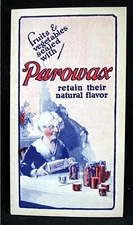 Vintage Standard Oil Co Parowax Adv Sales Brochure Chicago Il Old Store Stock
