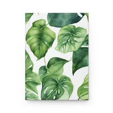 Plant Watercolor Print Hardcover Journal Matte