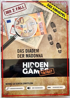Hidden Games Crime Scene The Madonna's Headband 2nd Case Board Game Crimean Games Detective