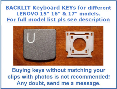 LIT5 Keyboard KEYs for different Lenovo Ideapad/Flex/Yoga/ThinkBook/Slim models