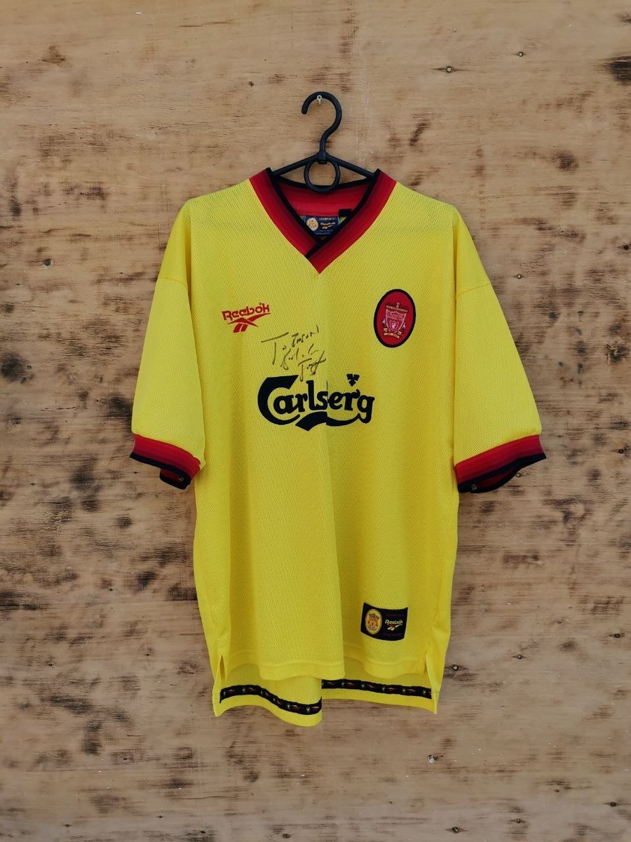 LIVERPOOL ENGLAND 1998/1999 AWAY FOOTBALL SHIRT REEBOK SIZE