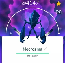 Shiny Necrozma LeveI 50 XL 3 moveset Master League PVP - Trade - SALE