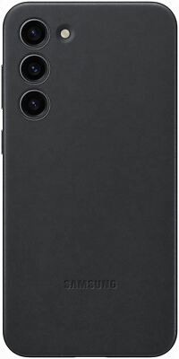 Samsung Galaxy S23 Plus Leder Case schwarz - EF-VS916LBEGWW