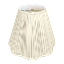 Royal Designs Inc. Lamp Shade Bottom Outside Scallop Gather Pleat Lampshade