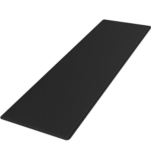 Non-Slip Waterproof Kitchen Door Mat Floor Rug Carpet Anti-Oil Easy Clean Black - Picture 2 of 11