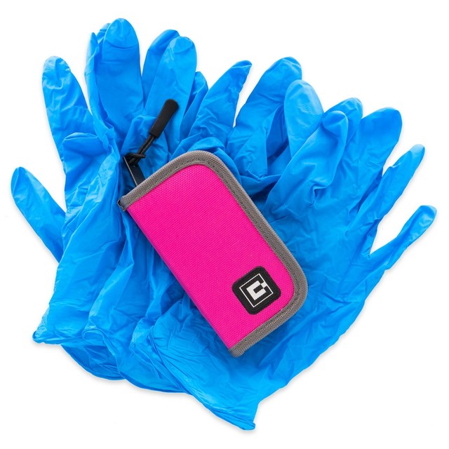 Gloves Travel carrying Case with 5 pairs of Nitrile Gloves eBay