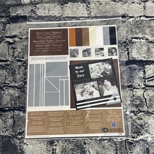 Creative Memories NEUTRAL SHORT CUTS 91 Paper Die Cut shapes 7 COLORS