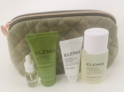 Elemis Nourishing Omega-Rich Cleansing Oil Facial wash gel mask facial oil + Bag