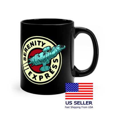 Serenity Firefly Express Ship 11oz 15oz Coffee Tea Black Mug