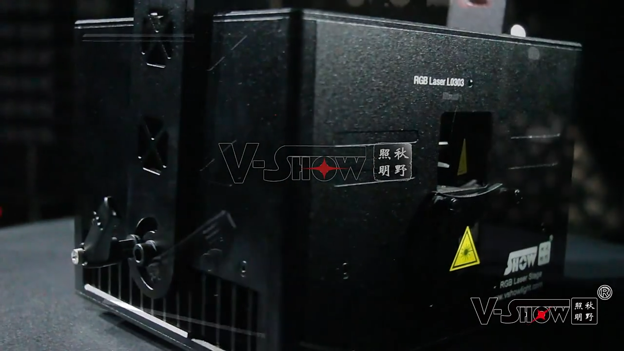 VShow 1pc 3w RGB Animation Laser Stage Lights Programmable Disco Laser