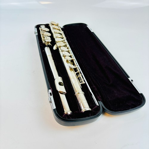 YAMAHA YFL-311Ⅱ Flute Silver Head With Case Tested Japan USED - Picture 4 of 10