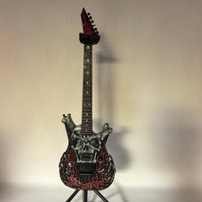 Skull Flame Graphic Electric Guitar H Pickup FR Bridge Rosewood Fingerboard