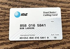 Vintage AT&T International Phone Calling Card ~ EXPIRED Collectible
