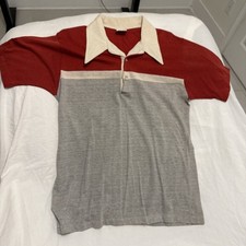 Vintage men’s large pro action by campus made in USA short sleeve polo