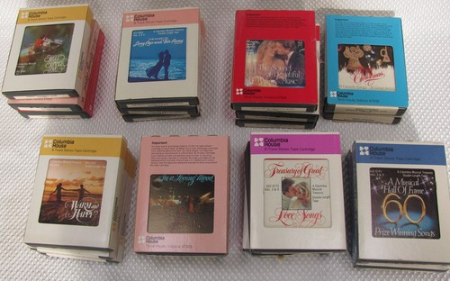 Columbia House 8 Track Stereo Tape Cartridges Lot of 23