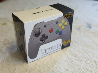 Nintendo 64 Retro Fighters Wireless Gamepad Controller  Brawler 64 N64