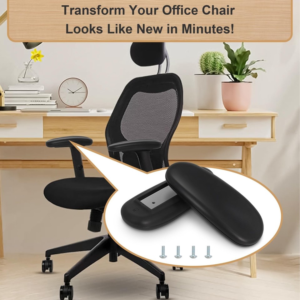 Office Chair Armrest Pads Replacement Fits Univeral Desk Chair Arms ...