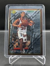 1996-97 TOPPS FINEST!  KERRY KITTLES!  RC!  PROTECTIVE COVERING!  NJ NETS!  #79