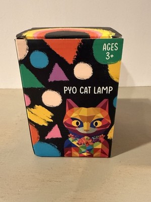 PYO Cat Lamp Paint Your Own DIY Night Light Craft Kit New Open Box